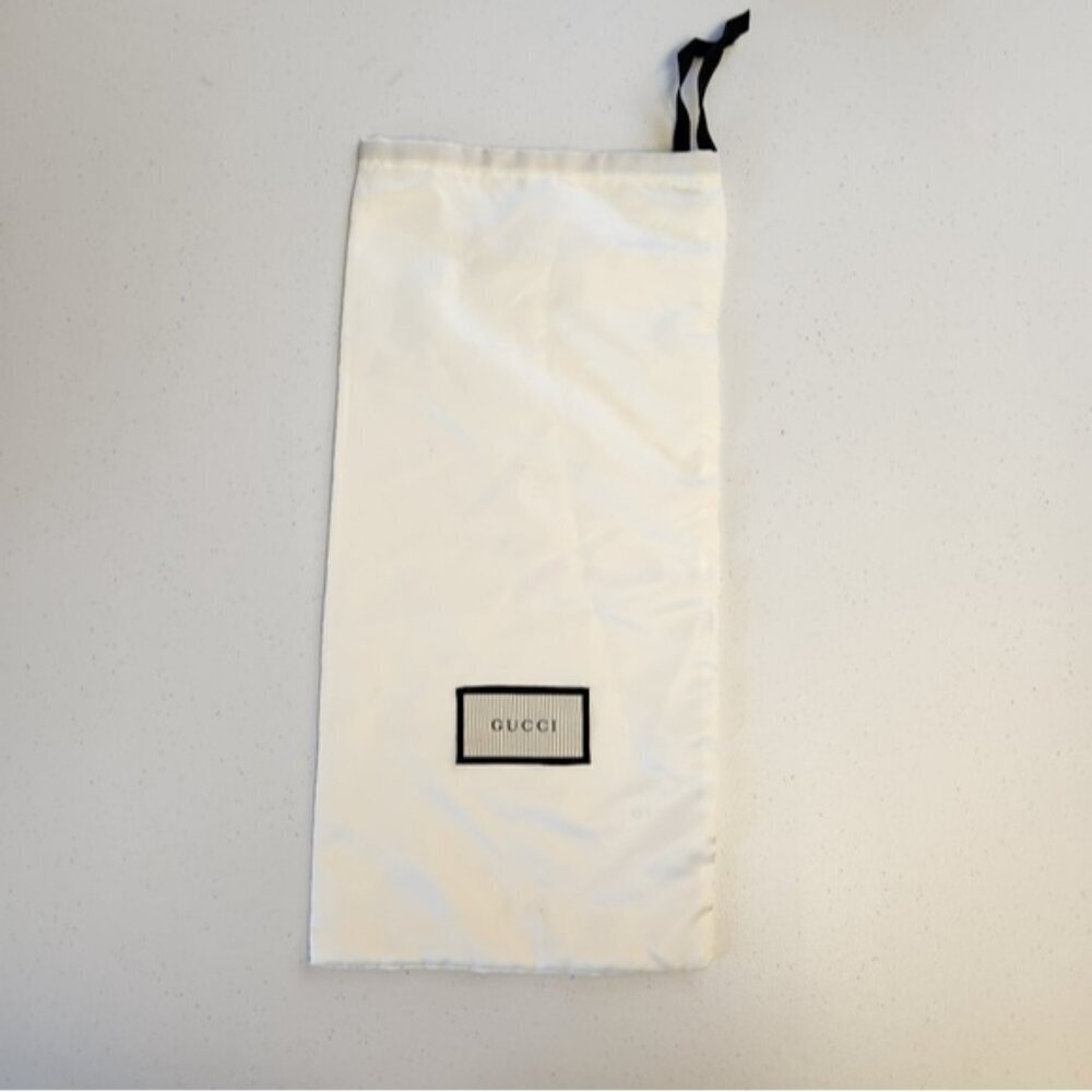 Gucci Dust Bag Travel Shoes Belt Accessories Jewelry 8.5" x 17.5" Storage Luxury